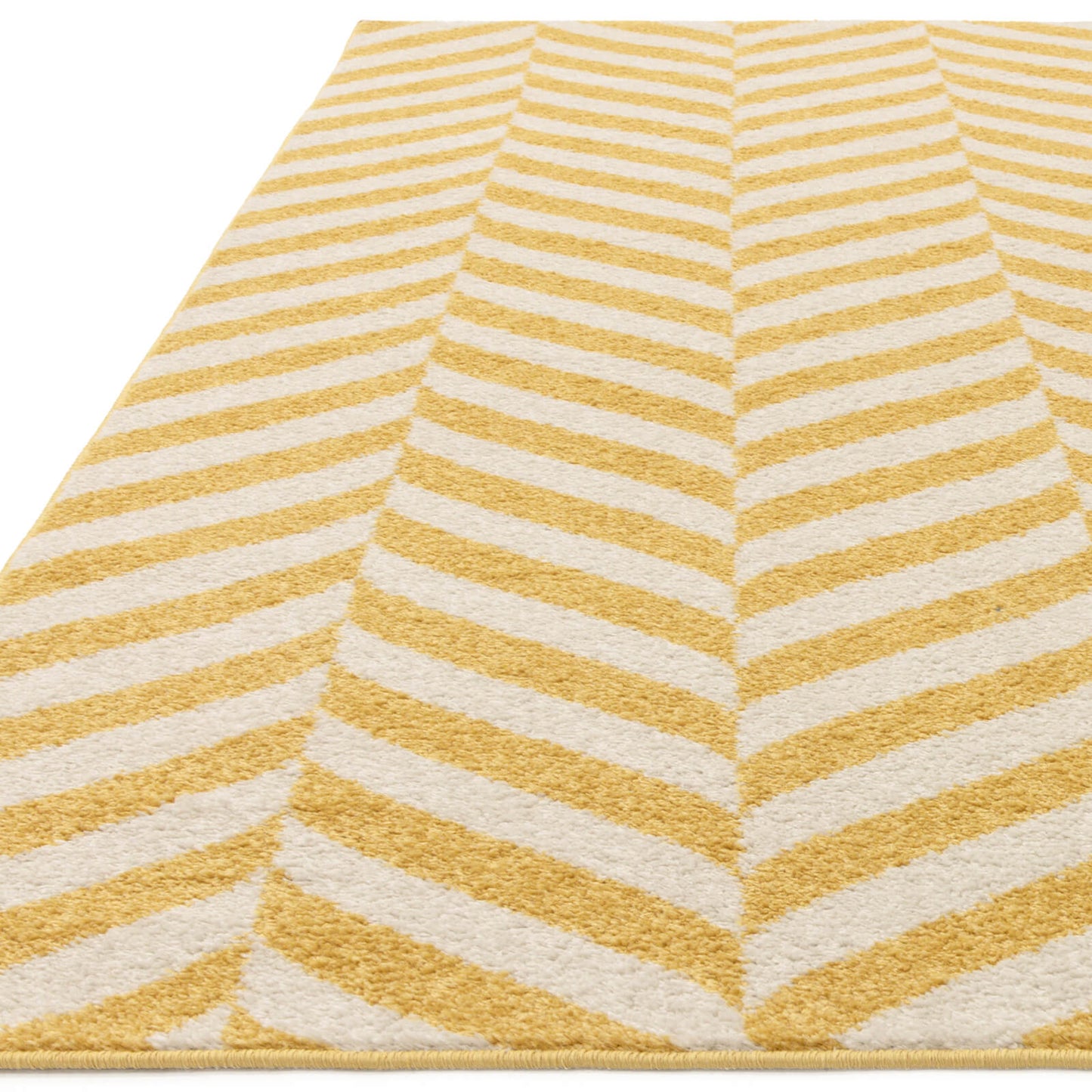 Asiatic Muse MU08 Chevron Yellow Rug