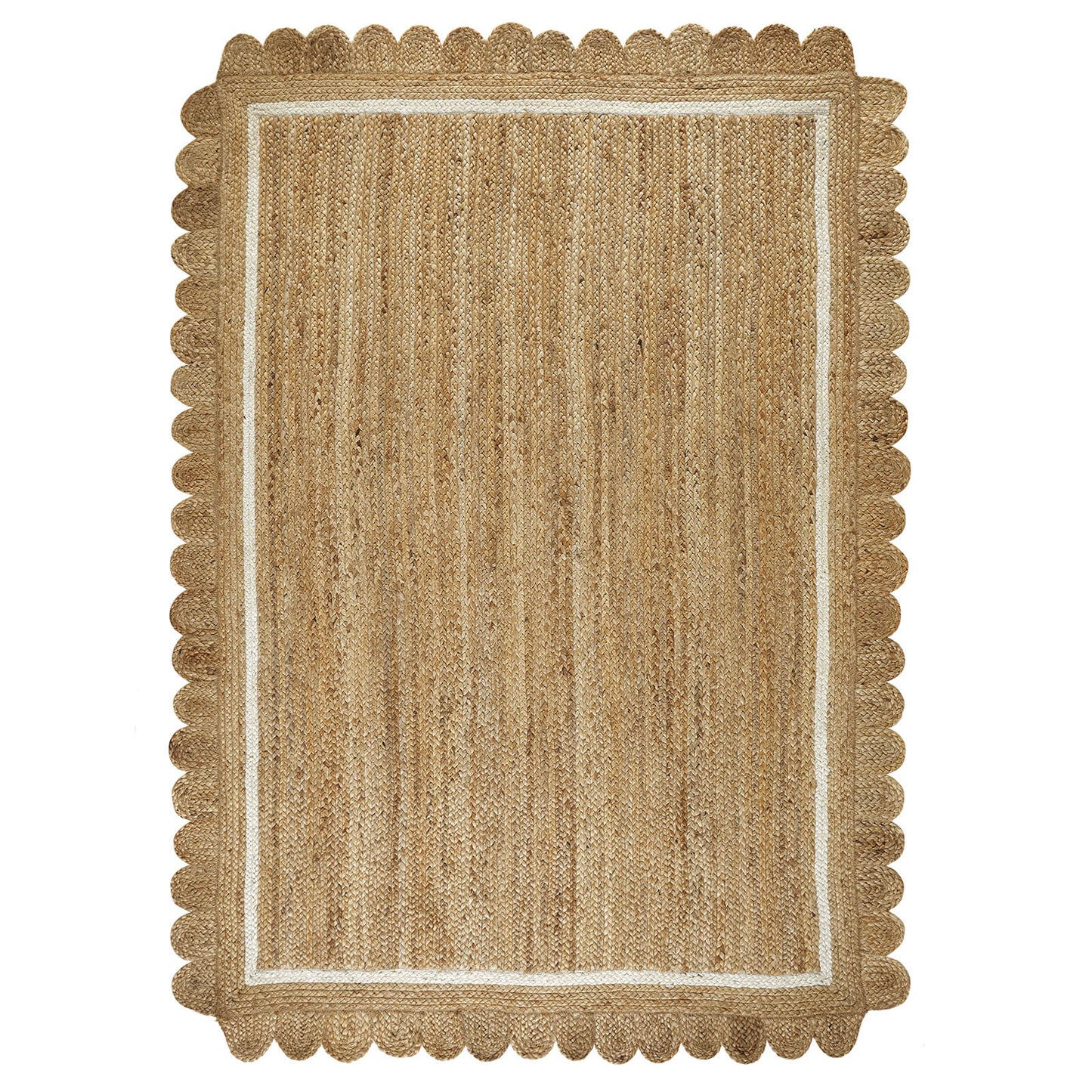 Naturals Border Natural/Bleach Rug - 120x170