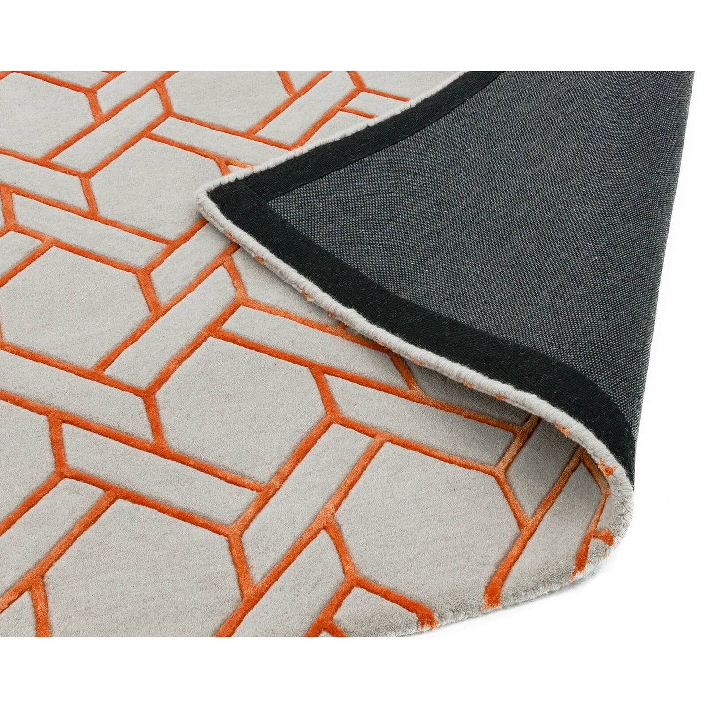 Asiatic Nexus FL01 Silver / Orange Rug