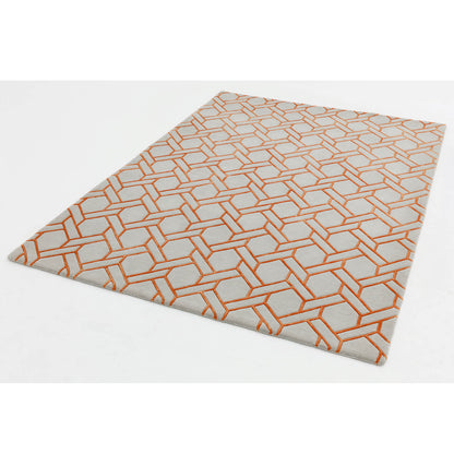 Asiatic Nexus FL01 Silver / Orange Rug