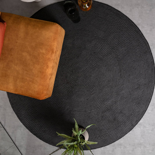 Asiatic Nico Charcoal Circle Rug