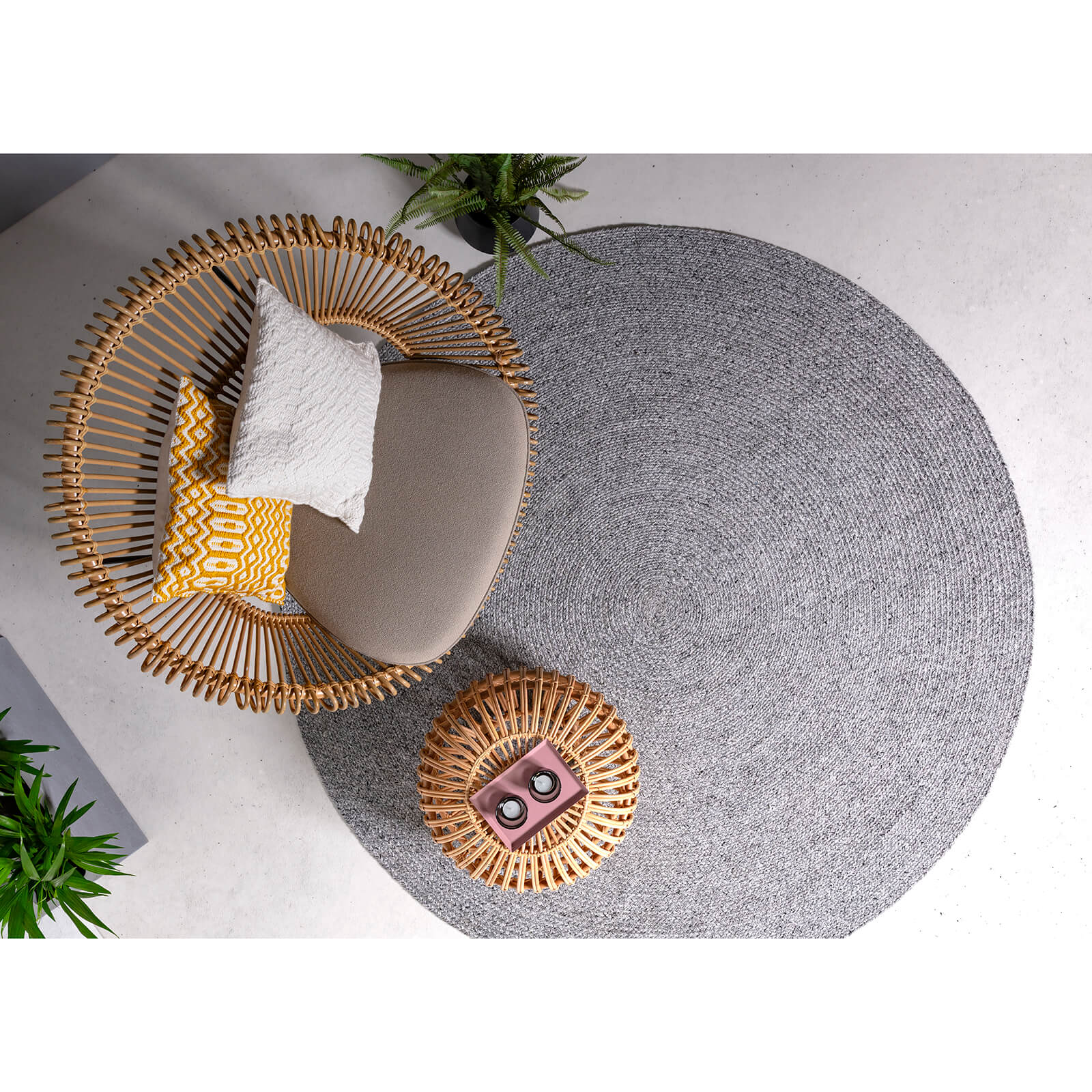 Asiatic Nico Grey Circle Rug