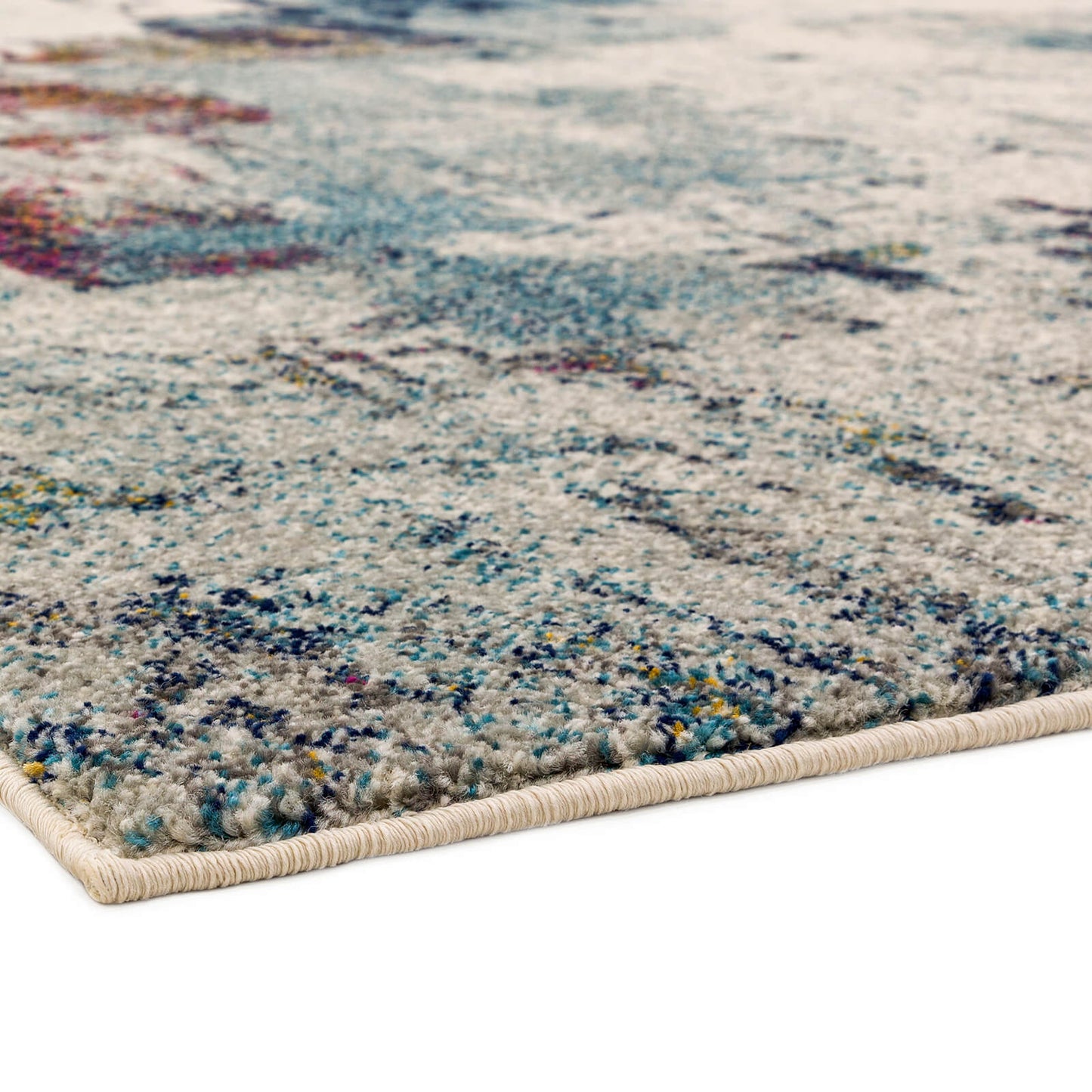 Asiatic Nova NV22 Abstract Mustard Multi Rug