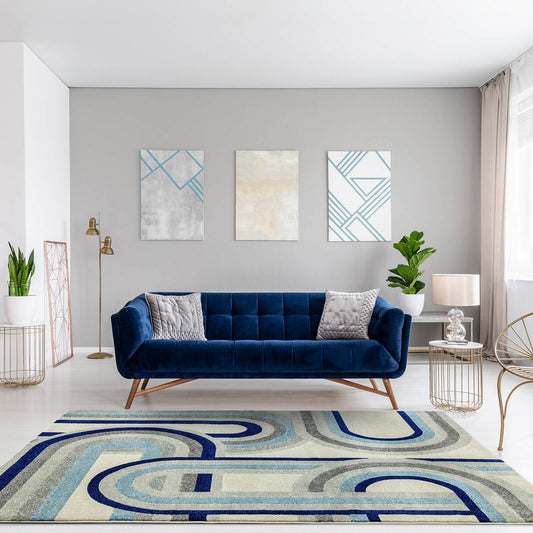 Asiatic Nova NV30 Retro Blue Rug