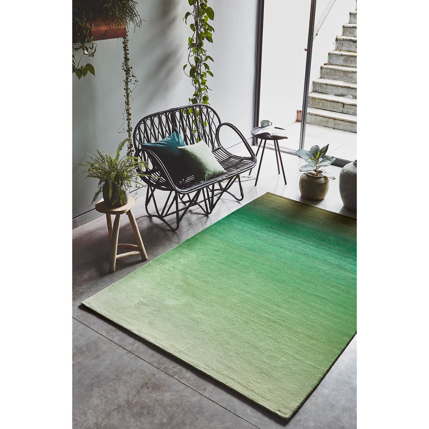 Asiatic Ombre Green Rug