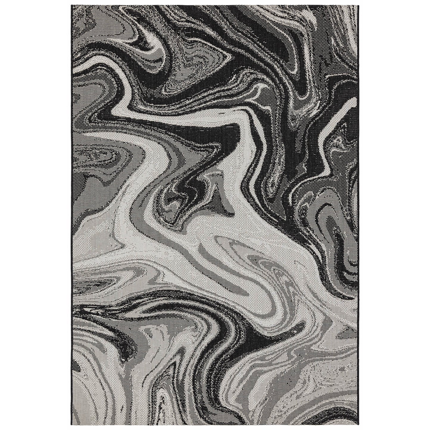 Asiatic Patio PAT19 Black Marble Rug