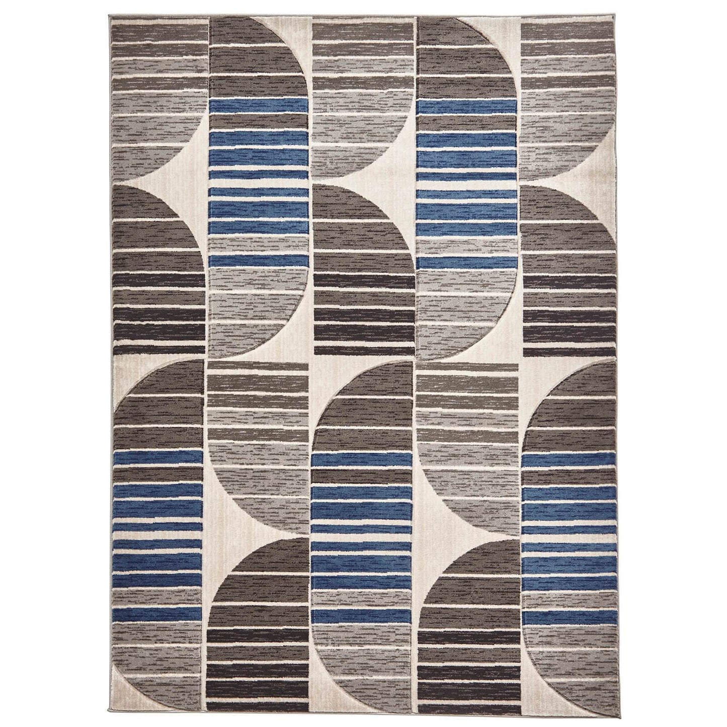 Think Rugs Pembroke HB33 Grey / Blue Rug