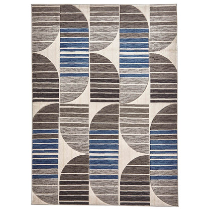 Think Rugs Pembroke HB33 Grey / Blue Rug