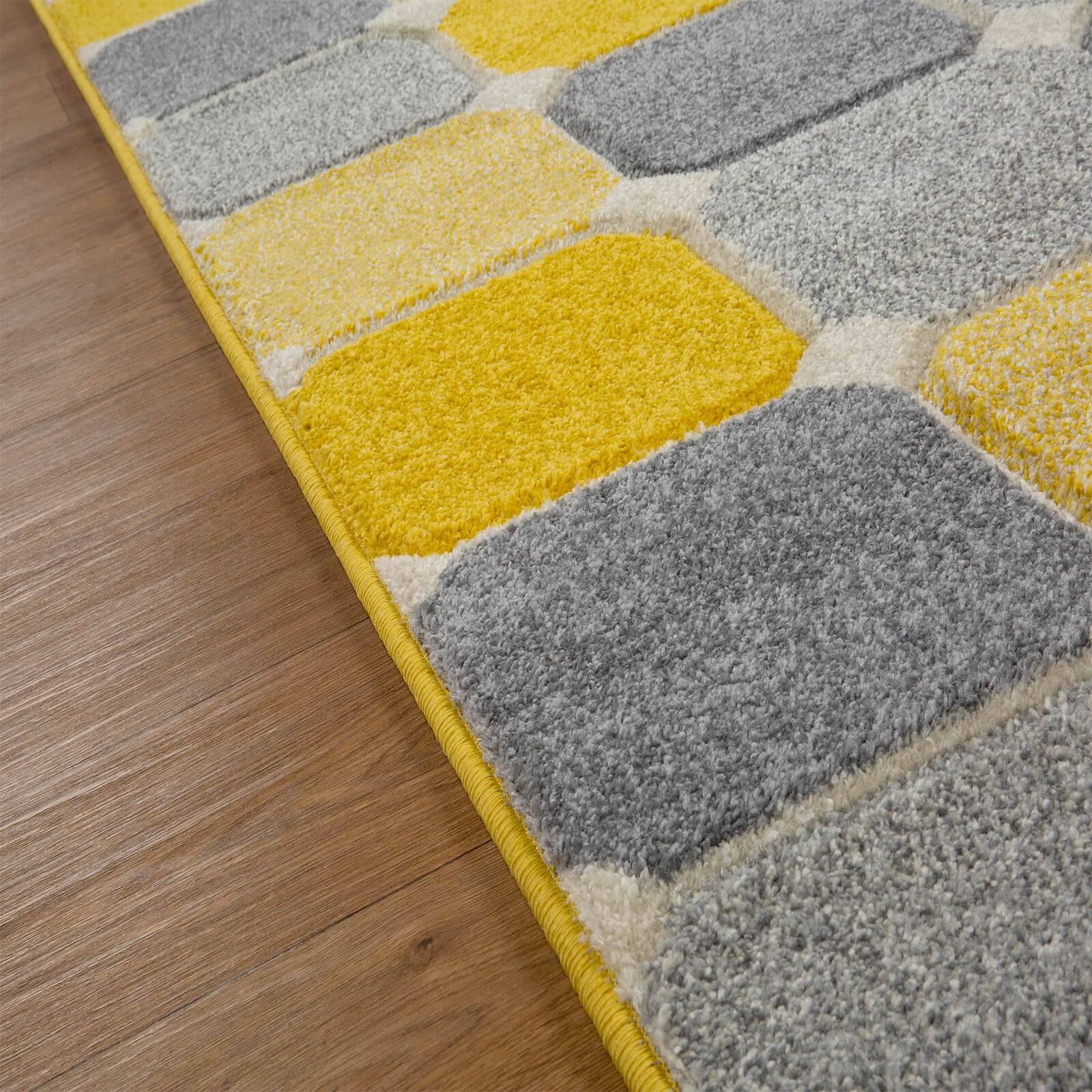 Oriental Weavers Portland 172 J Yellow / Grey / Cream Rug