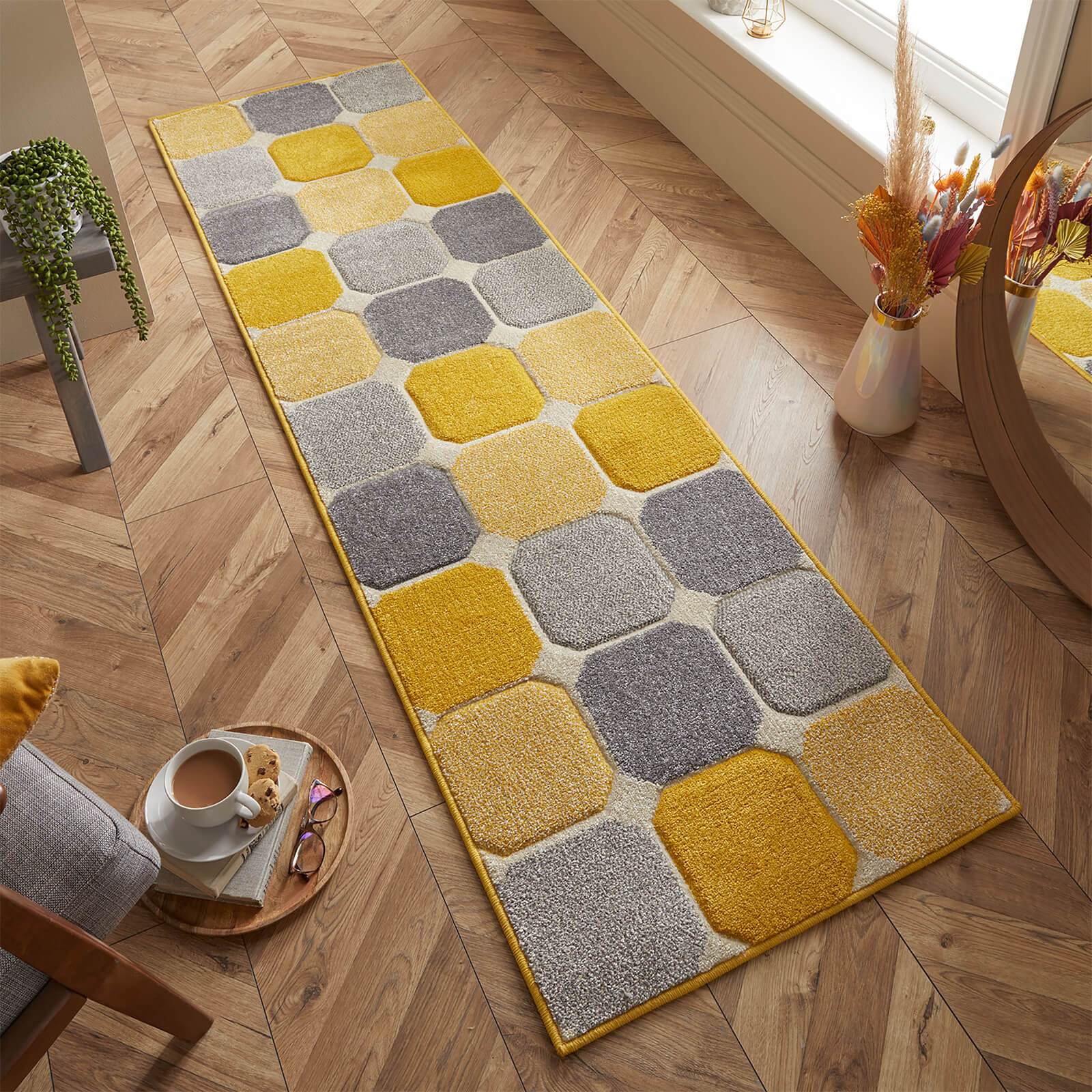 Oriental Weavers Portland 172 J Yellow / Grey / Cream Rug