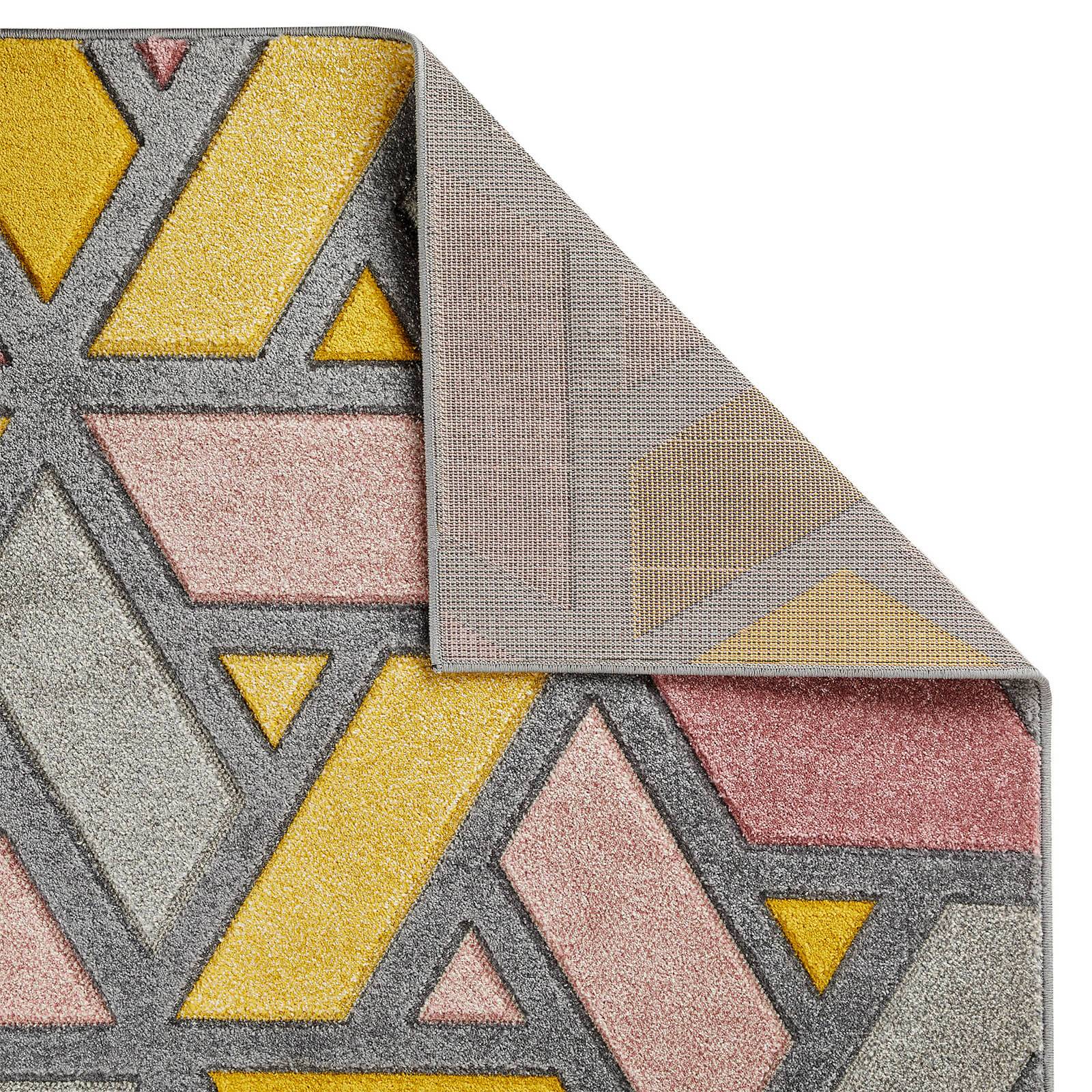 Oriental Weavers Portland 5153 U Yellow / Pink / Grey / Cream Rug