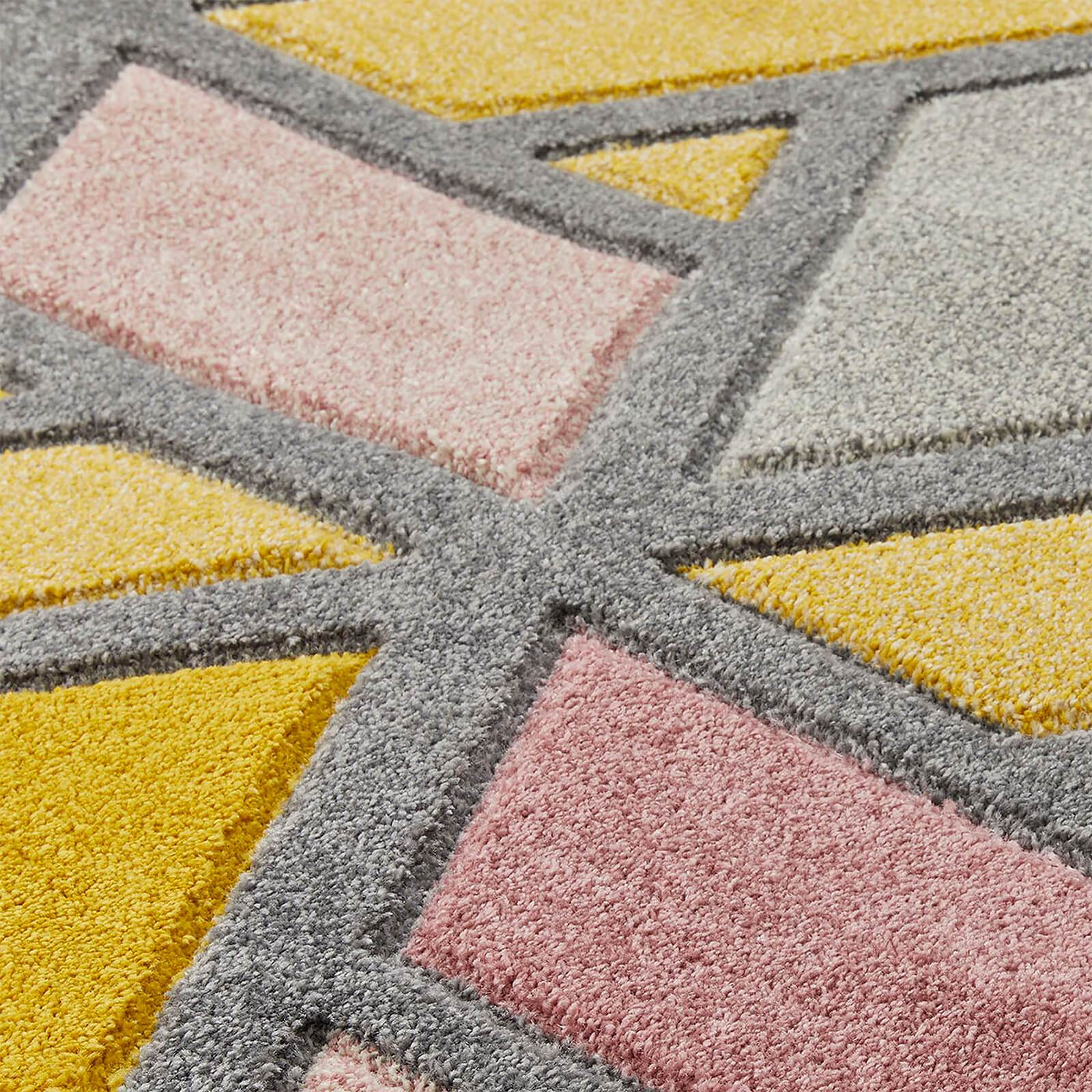 Oriental Weavers Portland 5153 U Yellow / Pink / Grey / Cream Rug