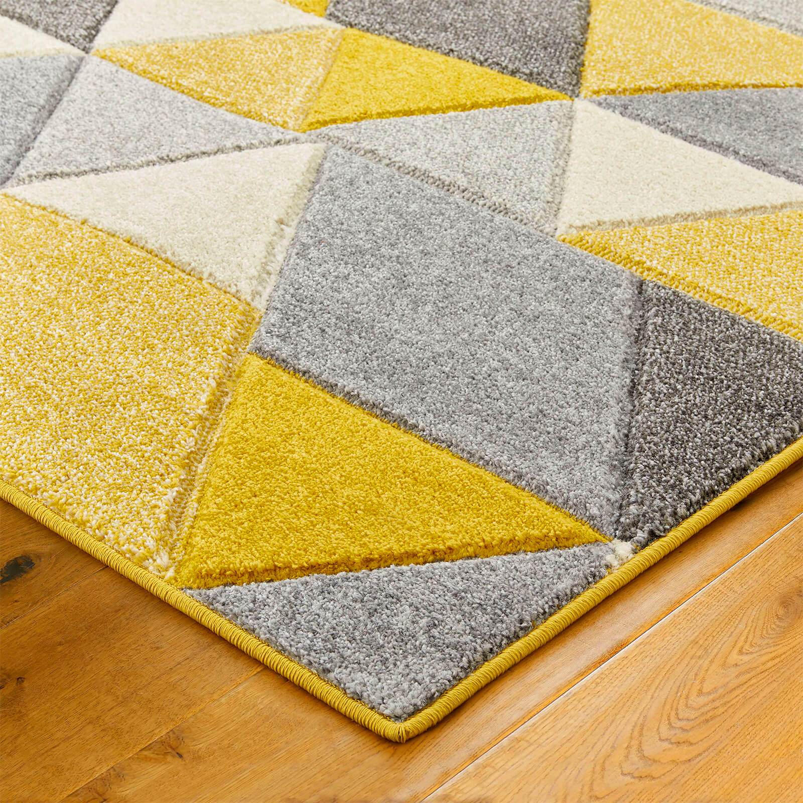 Oriental Weavers Portland 670 J Yellow / Grey / Cream Rug