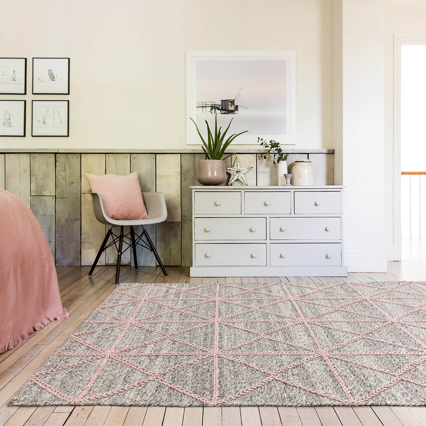 Asiatic Prism Pink Rug