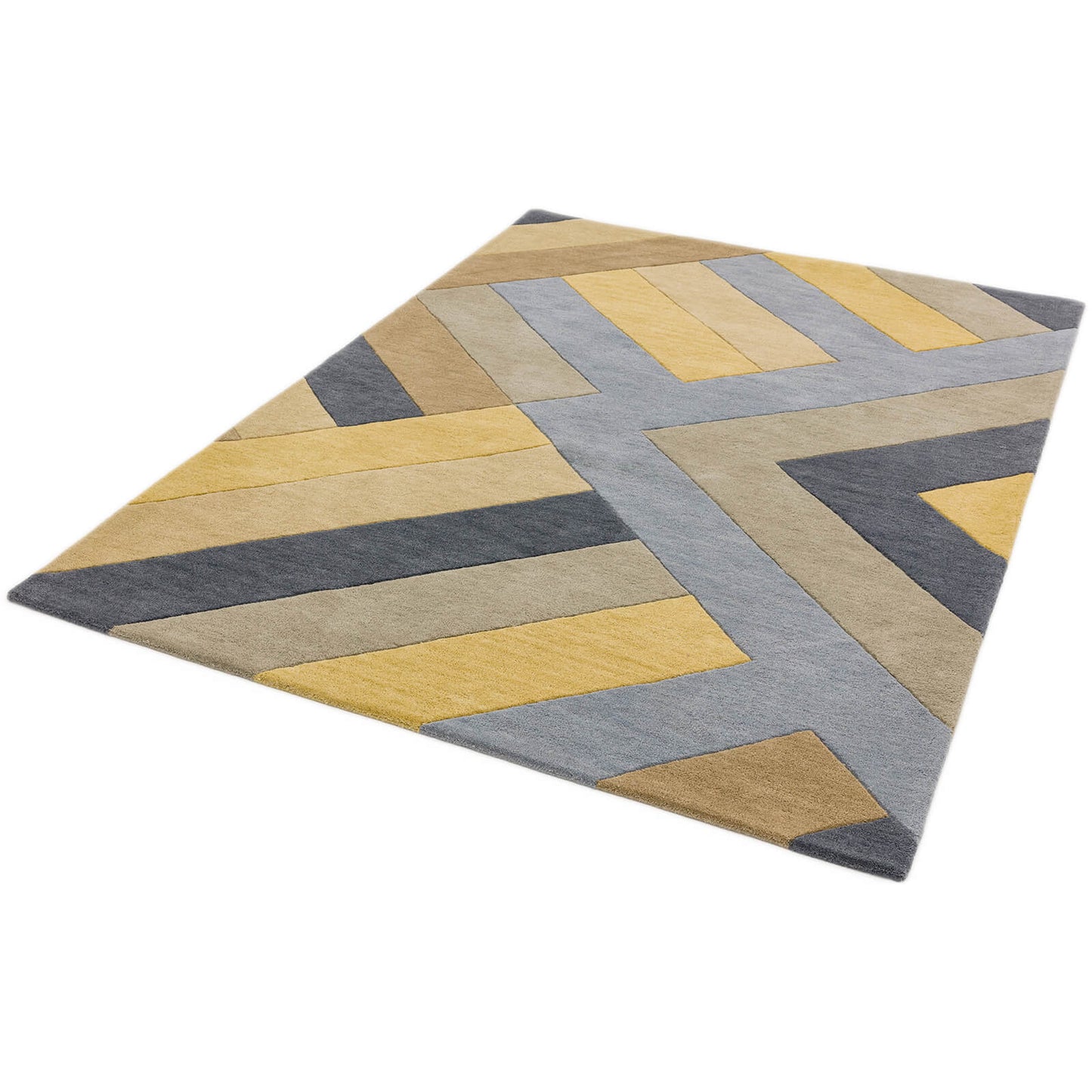 Asiatic Reef RF02 Big Zig Ochre Grey Rug