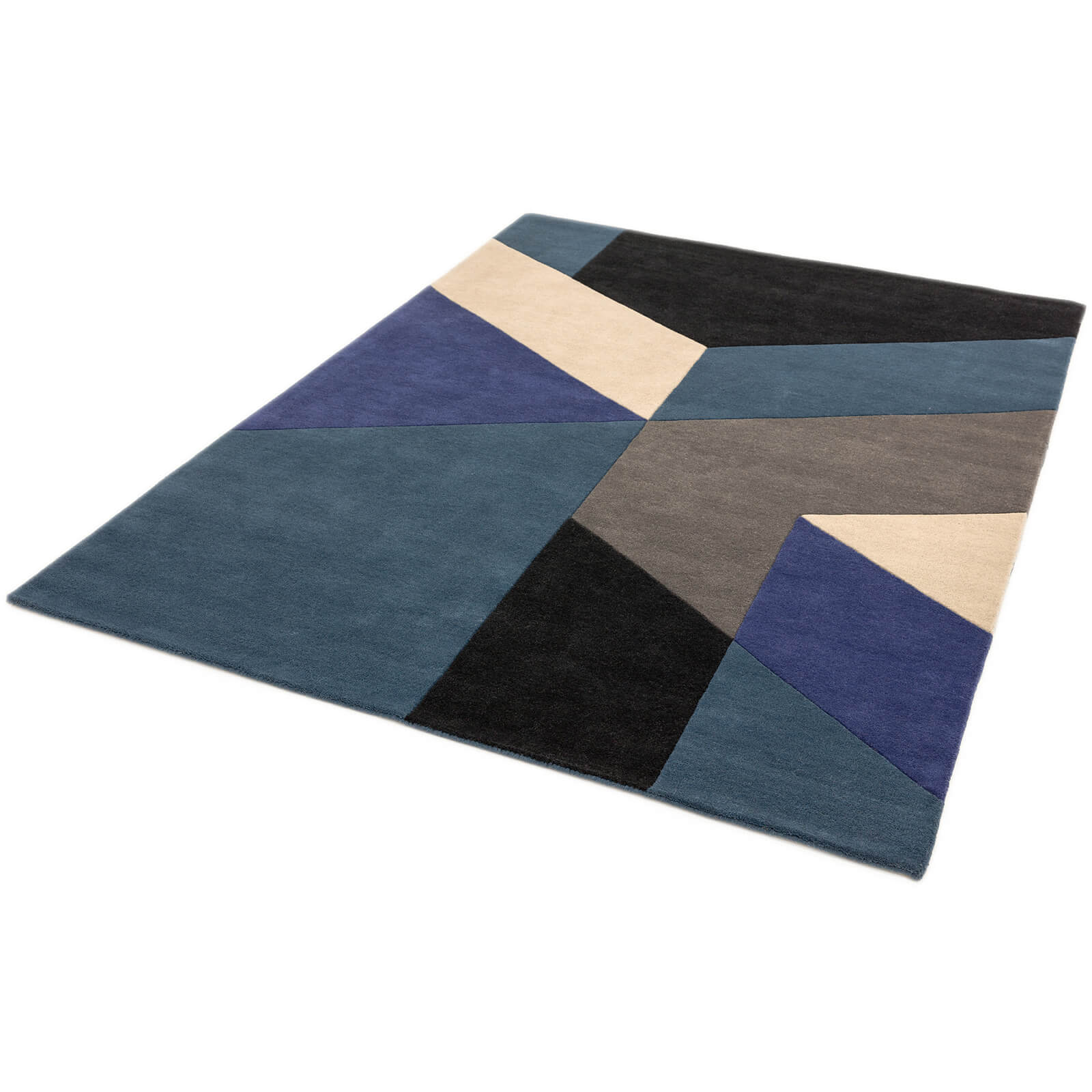 Asiatic Reef RF13 Big Geo Blue Rug