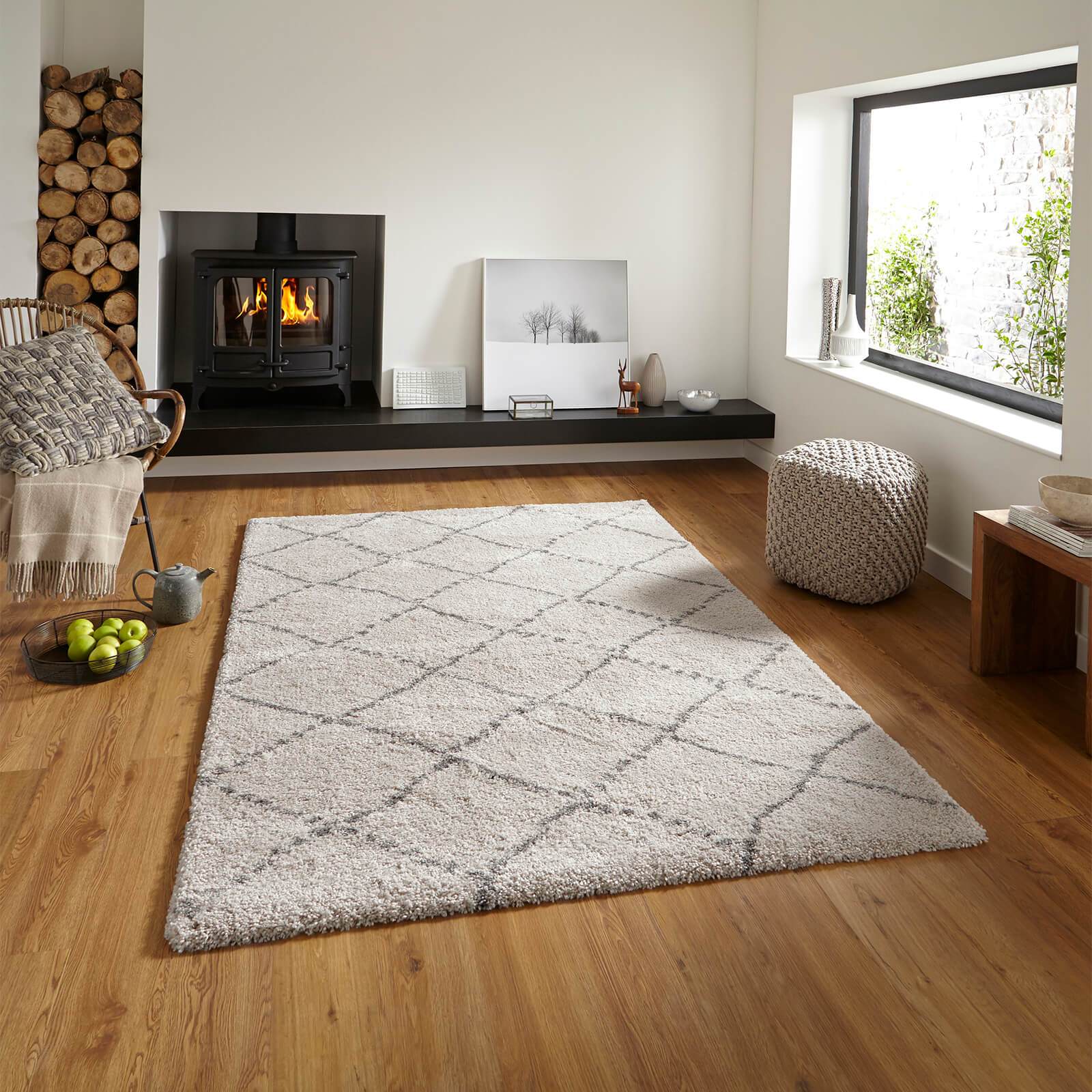 Think Rugs Royal Nomadic 5413 Cream / Grey Rug