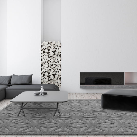 Asiatic Salta SA01 Star Anthracite Rug