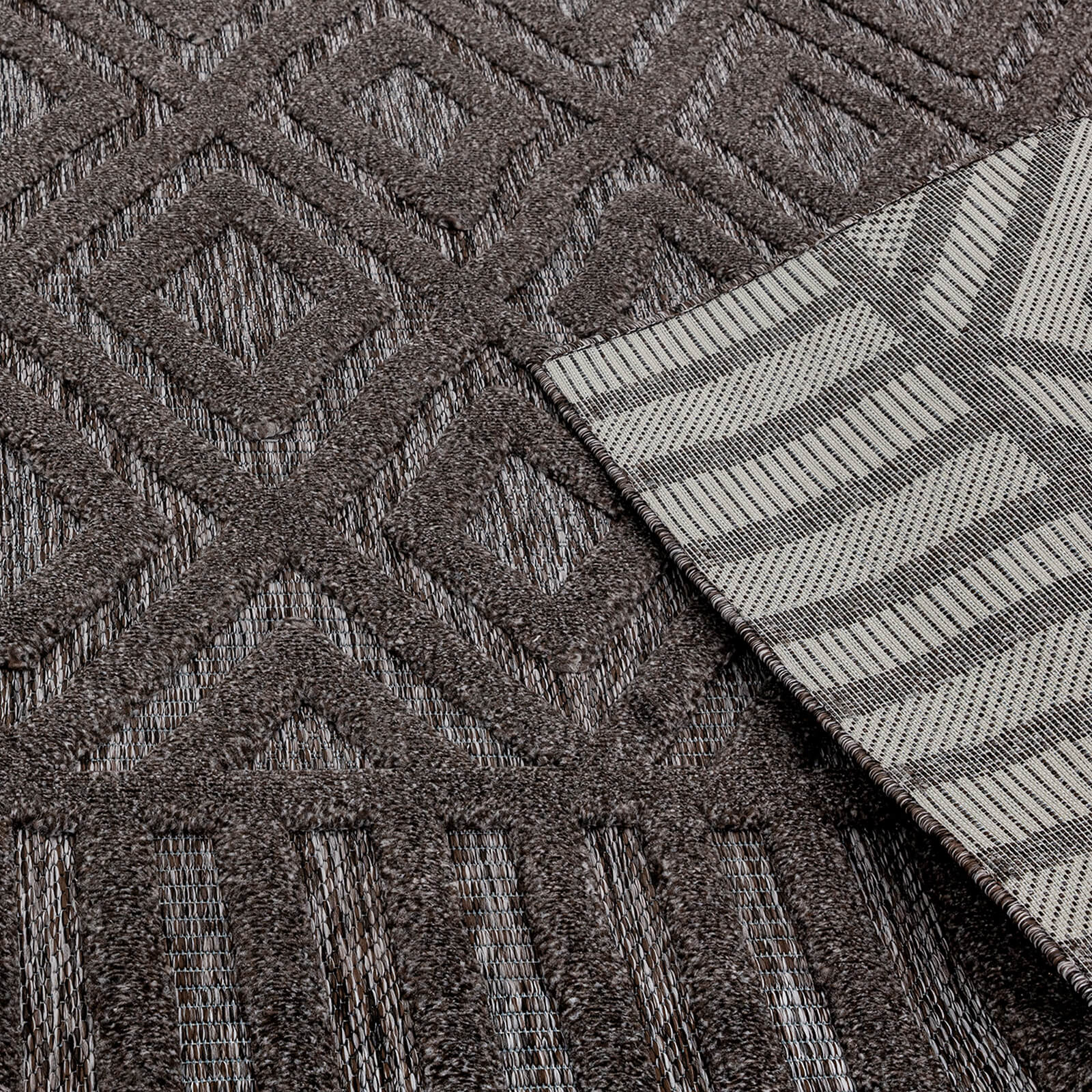 Asiatic Salta SA02 Diamond Charcoal Rug