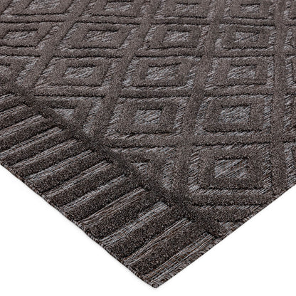 Asiatic Salta SA02 Diamond Charcoal Rug