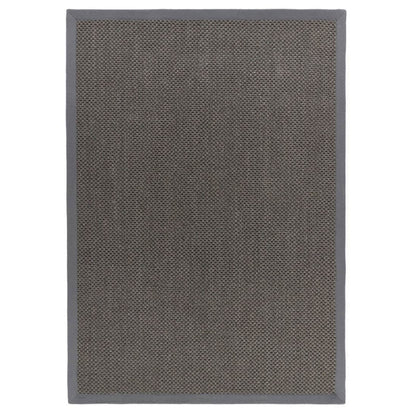 Origins Sisal Rug Dark Grey with Grey Border Rug