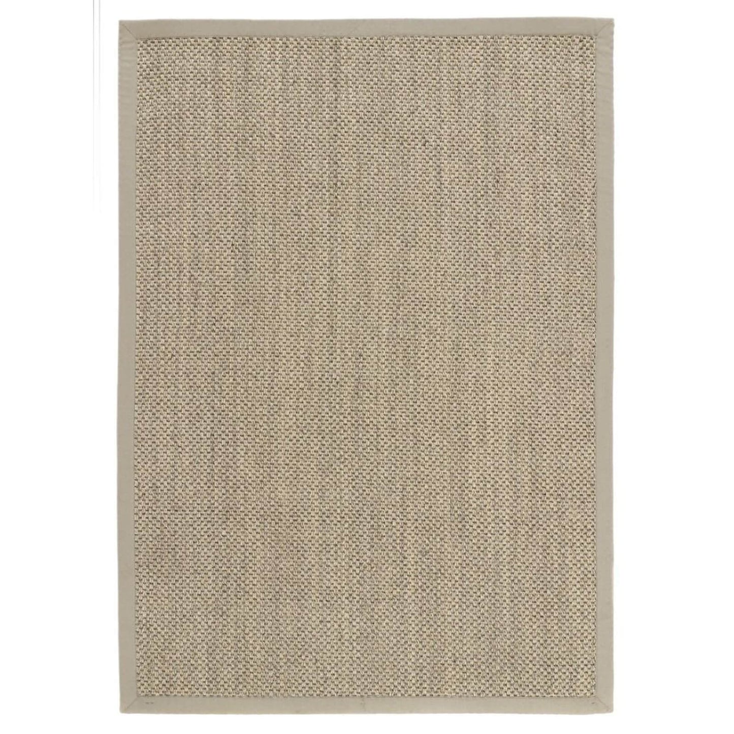 Origins Sisal Runner Light Beige with Sand Border Rug