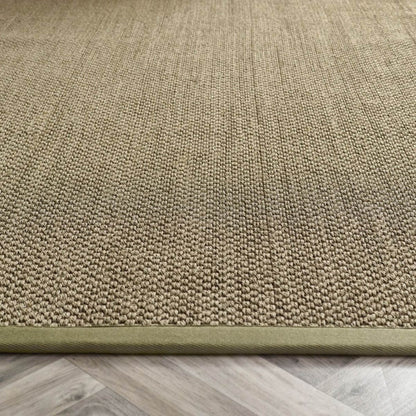 Origins Sisal Runner Sage Green with Sage Green Border Rug