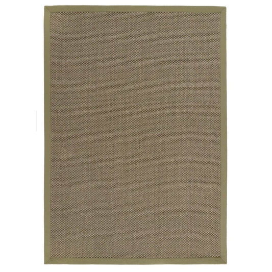 Origins Sisal Runner Sage Green with Sage Green Border Runner Rug