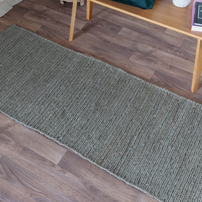 Soumak Natural Grey and Silver Modern Rugs