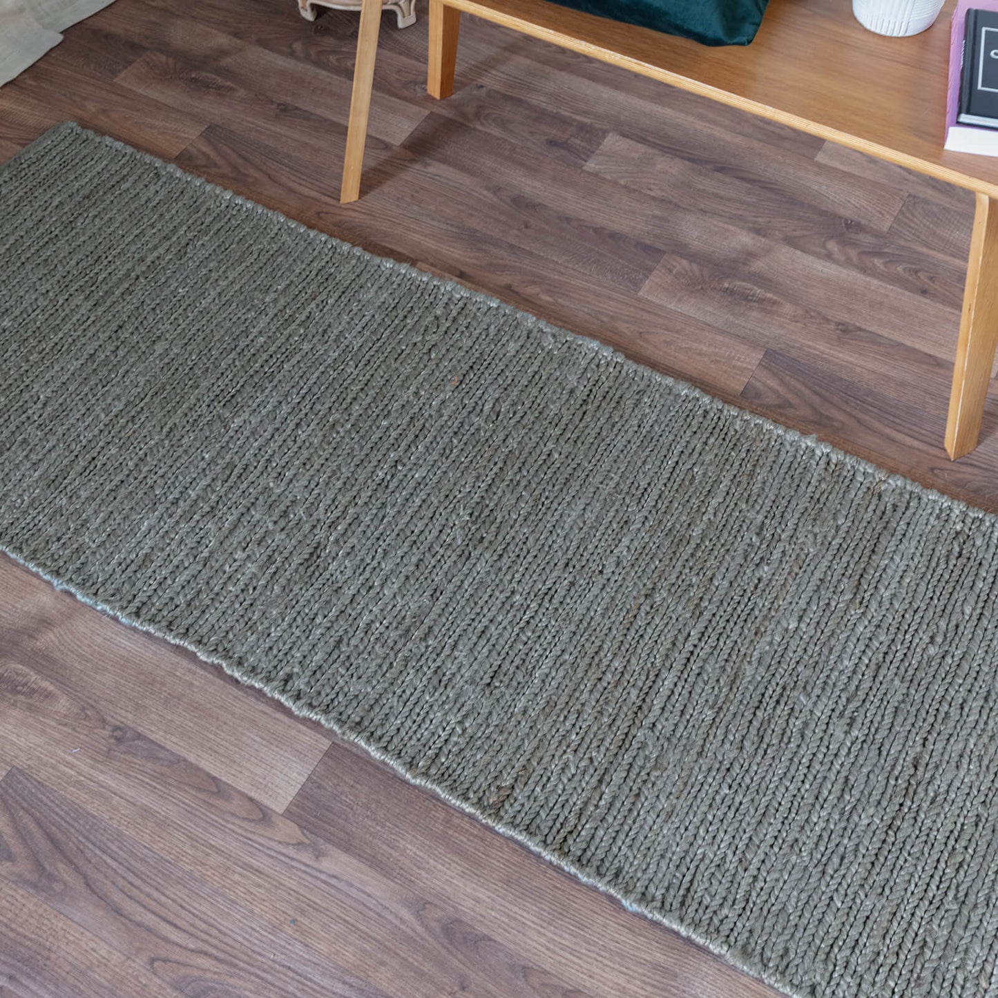 Soumak Natural Grey and Silver Modern Rugs