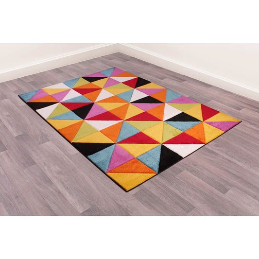 Ultimate Home Living Spectra Carved Destin Multi Rug