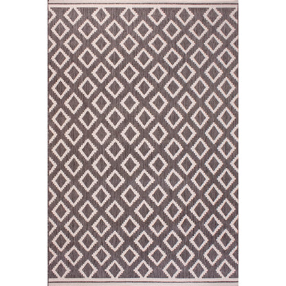 Rug Style Terrace Diamond Grey Rug