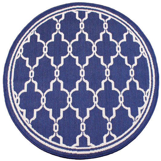 Rug Style Terrace Spanish Tile Blue Rug