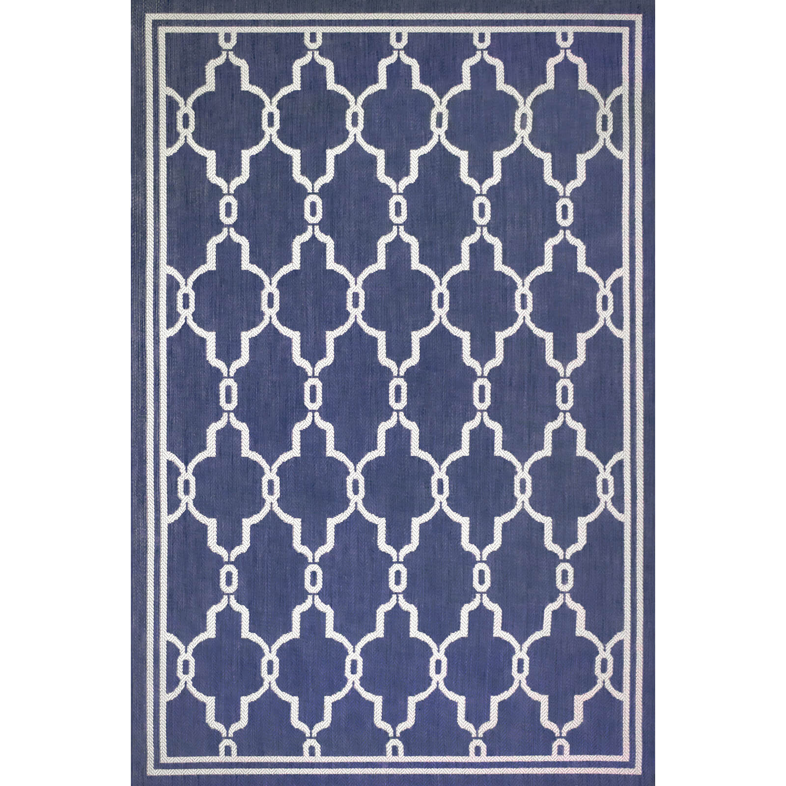 Rug Style Terrace Spanish Tile Blue Rug