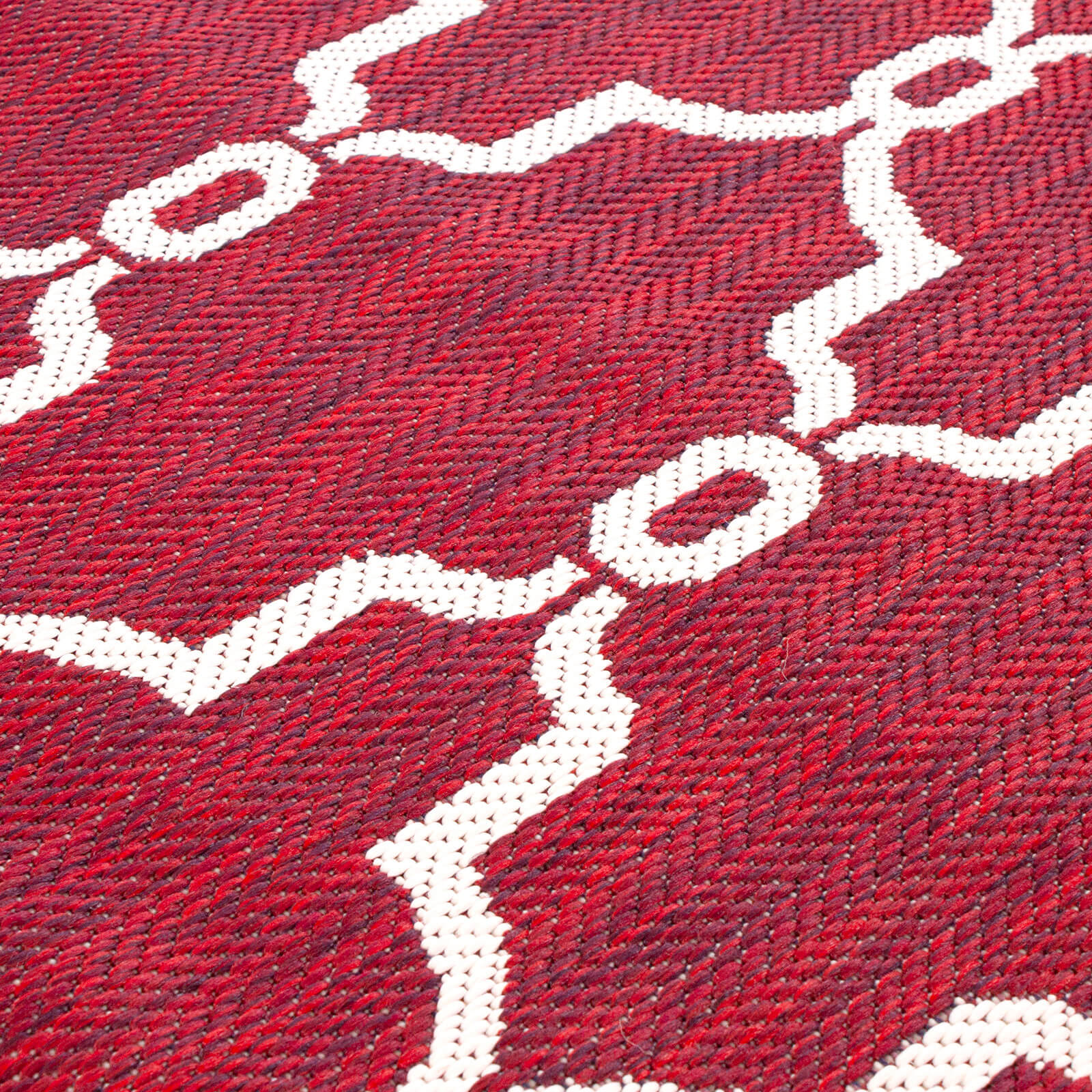 Rug Style Terrace Spanish Tile Bordeaux Rug