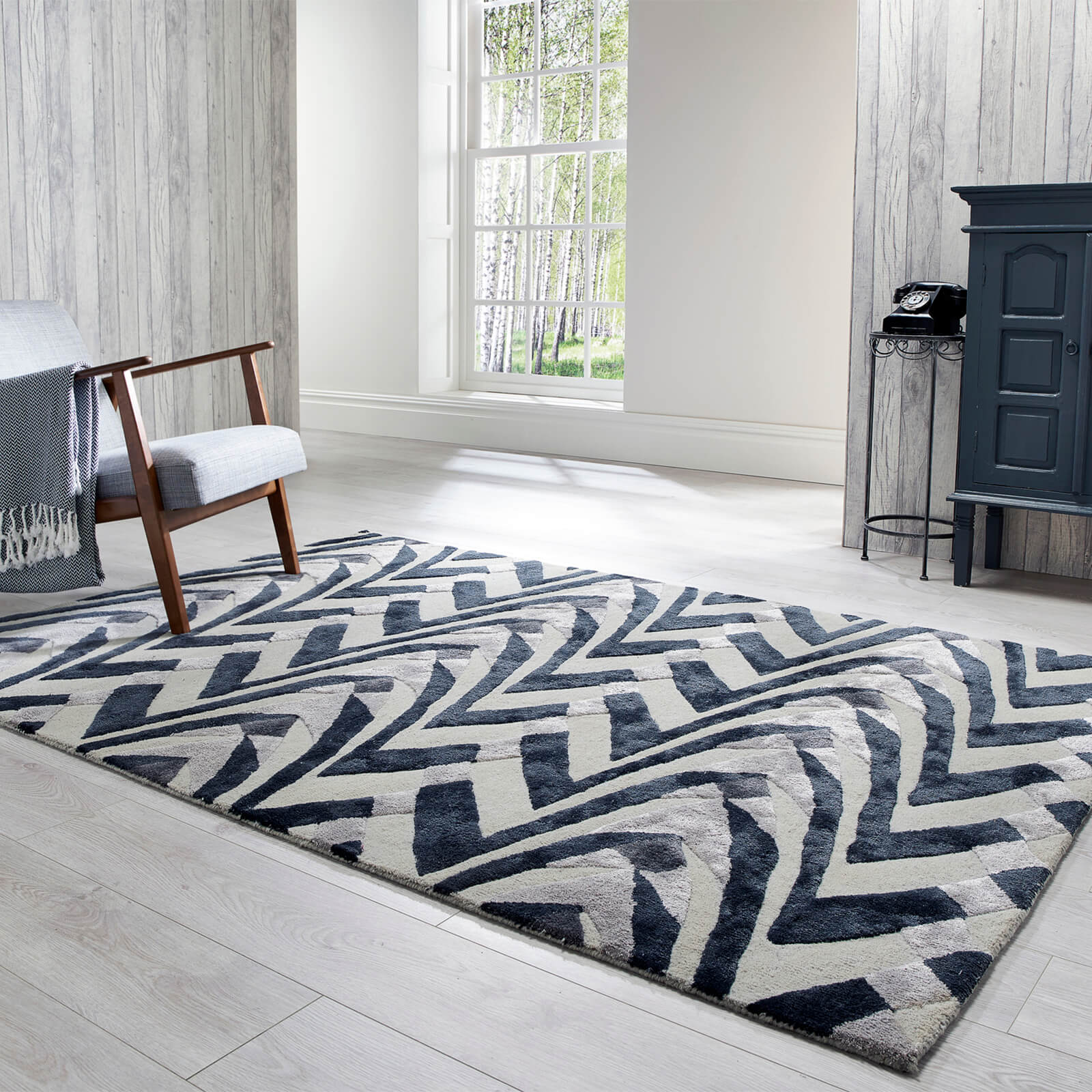 V&A Jazz Grey Rug