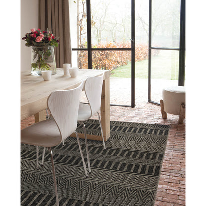 Asiatic Varanda VA03 Stripe Black Rug