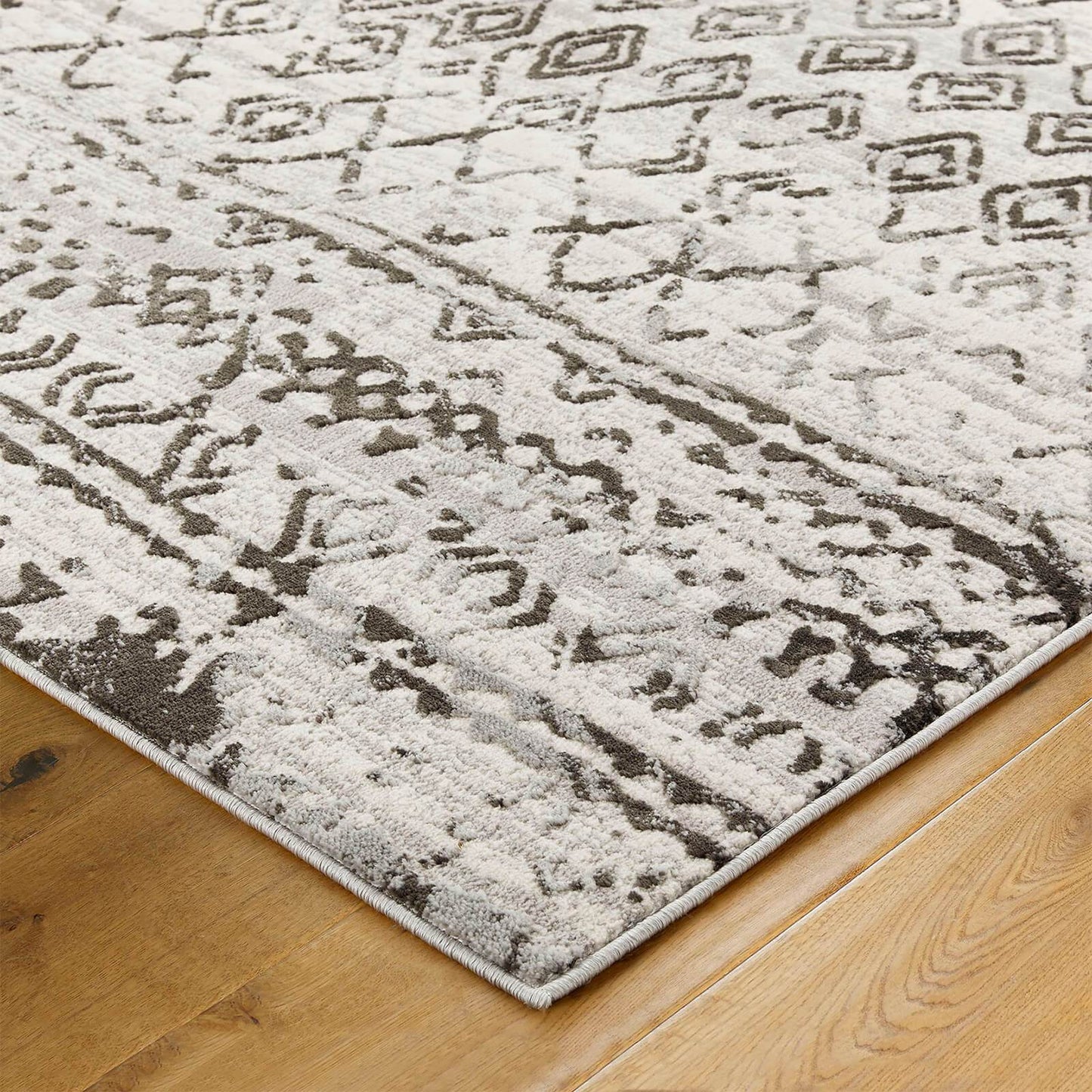 Oriental Weavers Vinci 1303 B Grey / Charcoal Rug