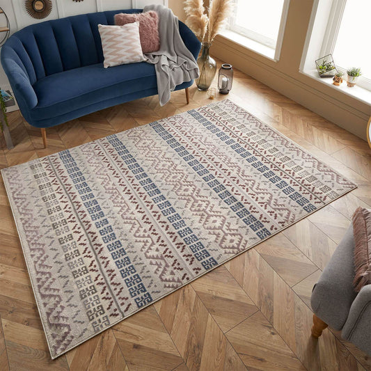 Oriental Weavers Vinci 130 X Grey / Mauve / Blue Rug