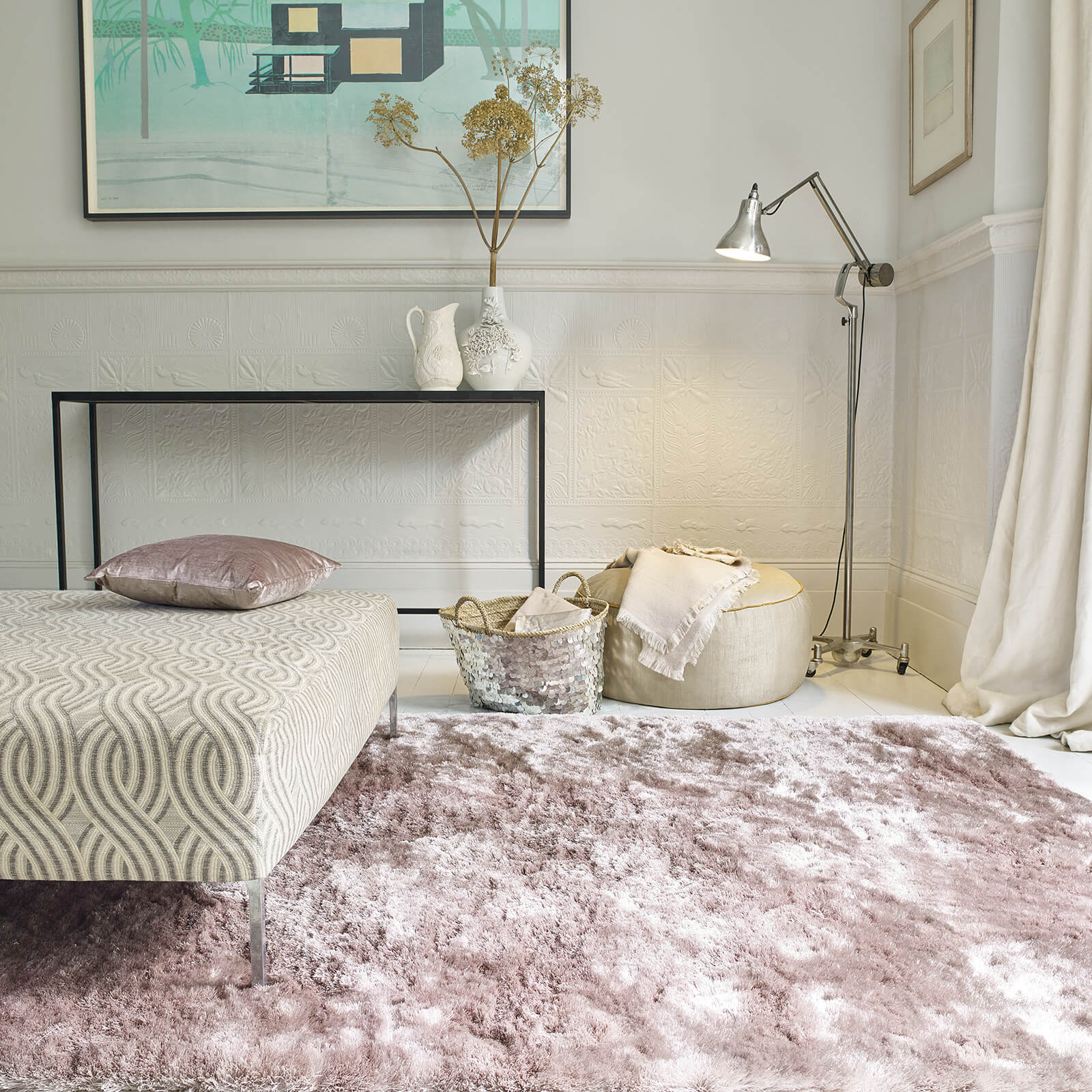 Asiatic Whisper Pink Rug