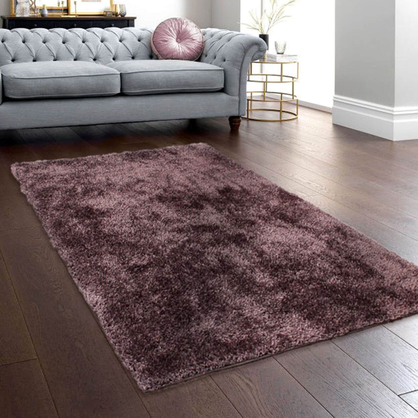 Rug Style Whisper Plain Grey Rug