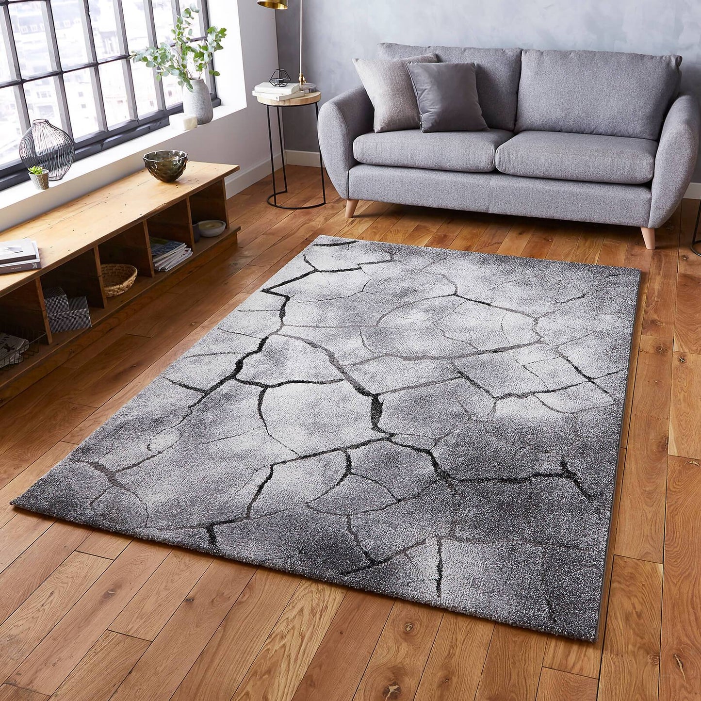 Think Rugs Woodland 21007 Grey Rug