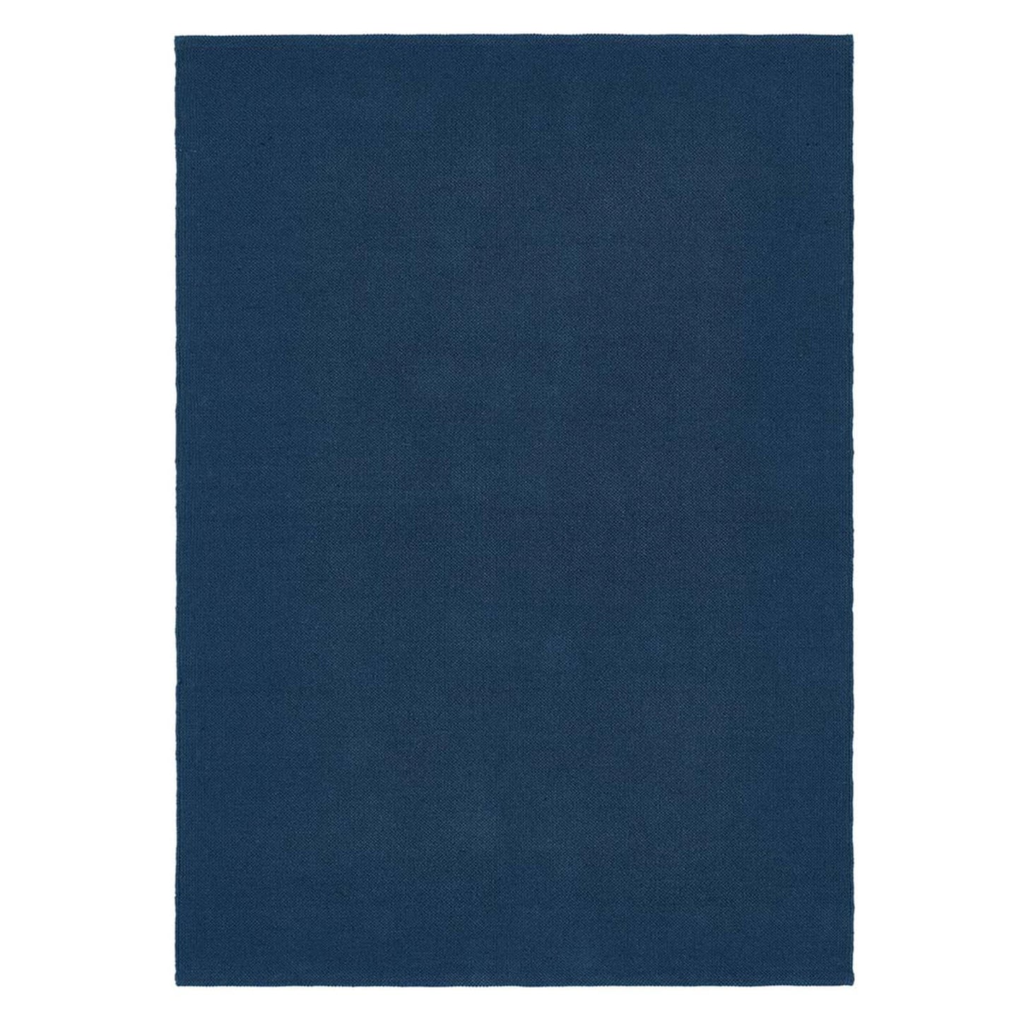 Hug Rug Woven Plain Rug Navy Rug