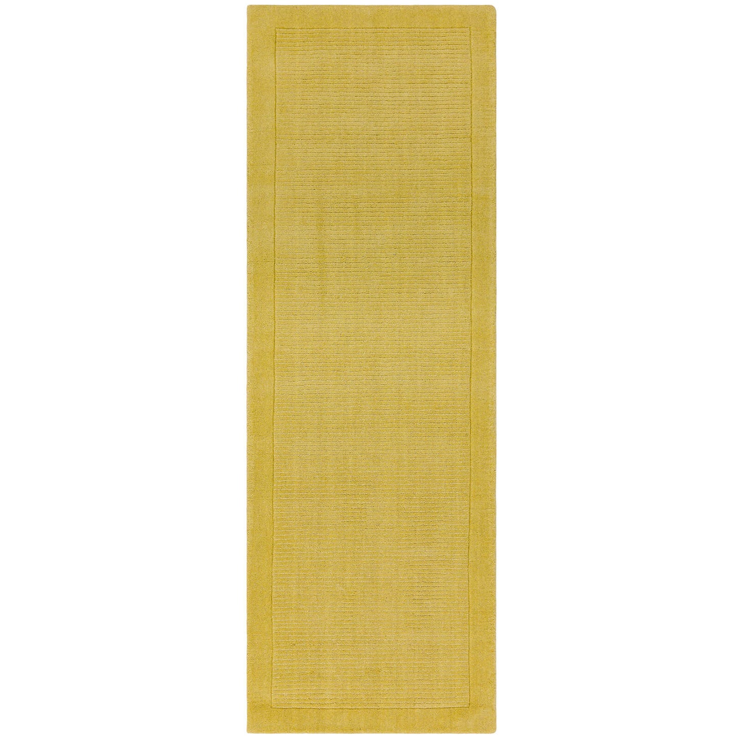 York Yellow Plain Wool Rugs