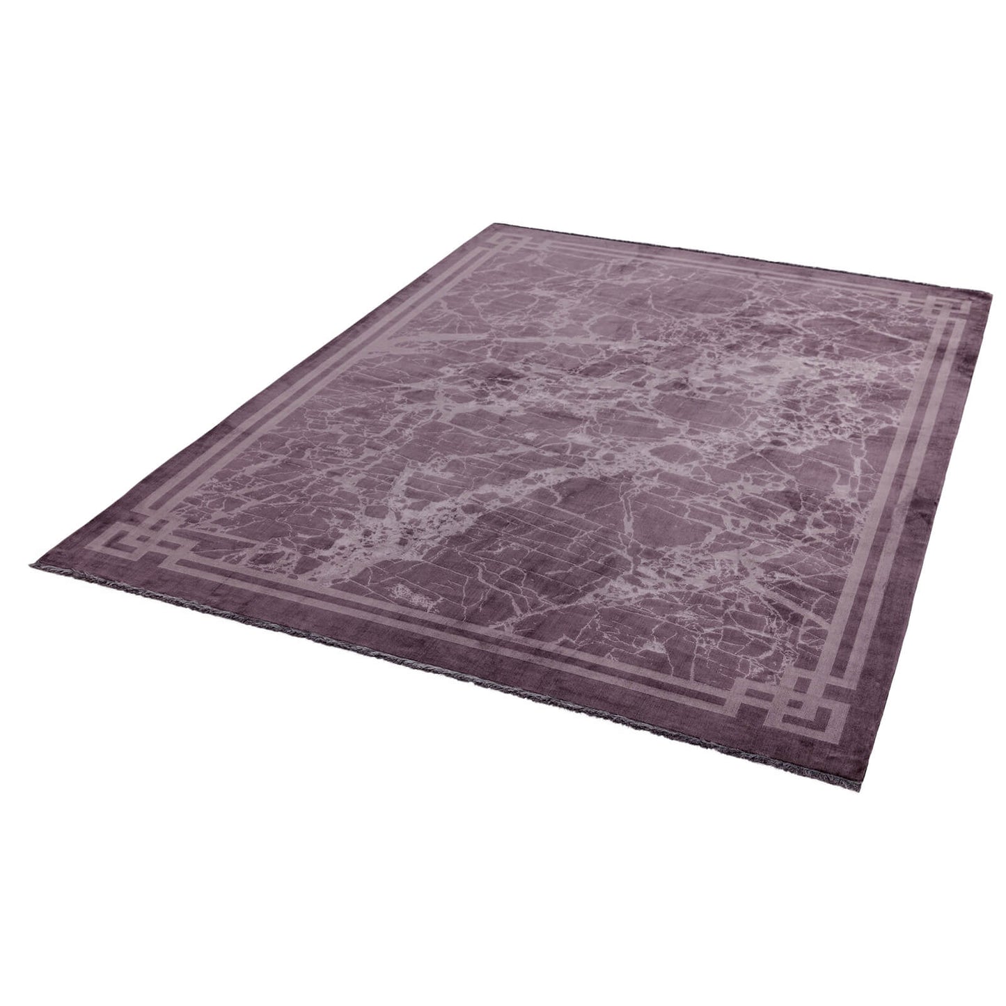 Asiatic Zehraya Border ZE01 Purple Rug