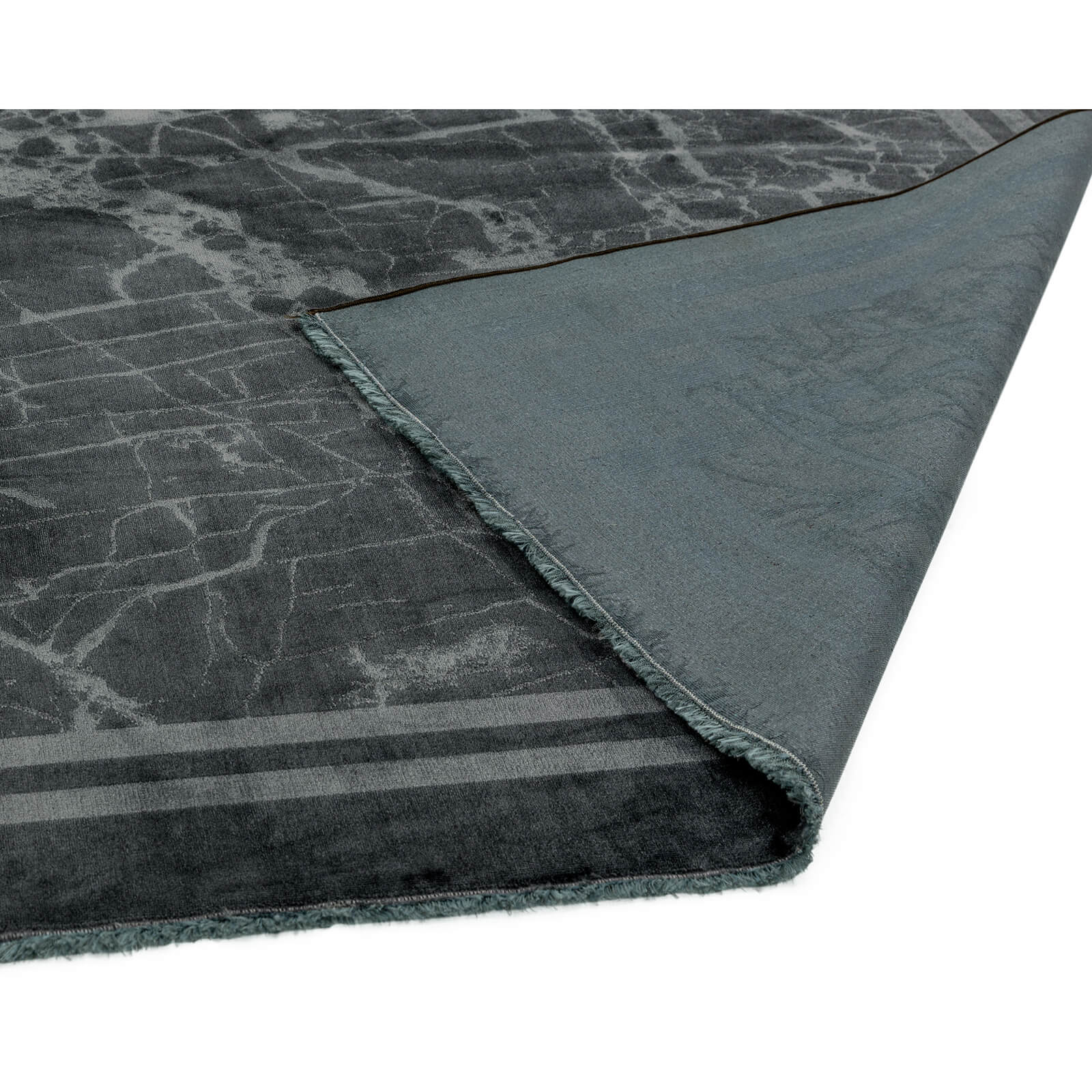 Asiatic Zehraya Border ZE03 Grey Rug