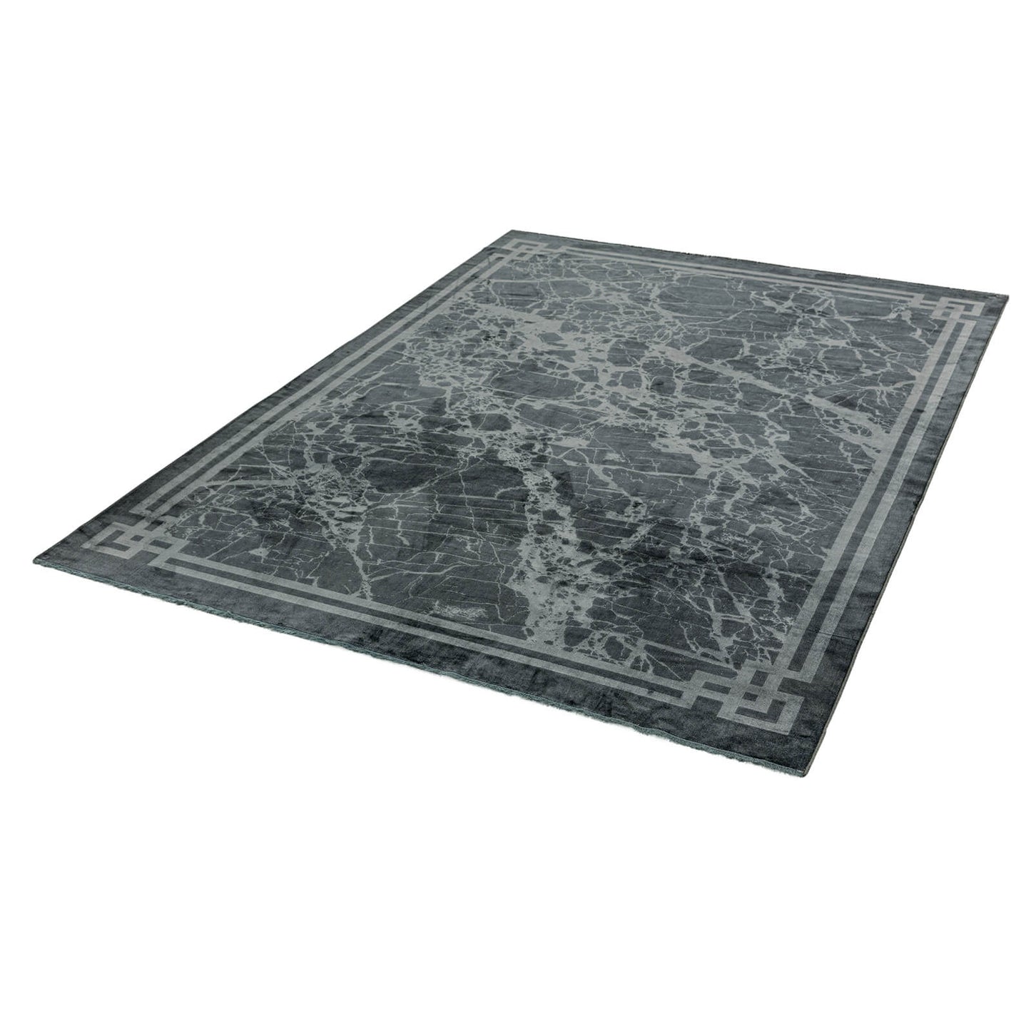 Asiatic Zehraya Border ZE03 Grey Rug