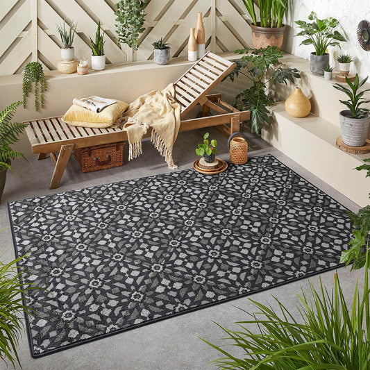 Oriental Weavers Monaco Mosaic Charcoal / Grey Rug