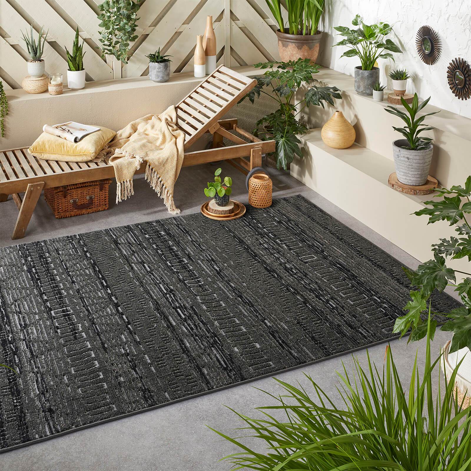 Oriental Weavers Monaco Tribal Charcoal / Grey / Cream Rug