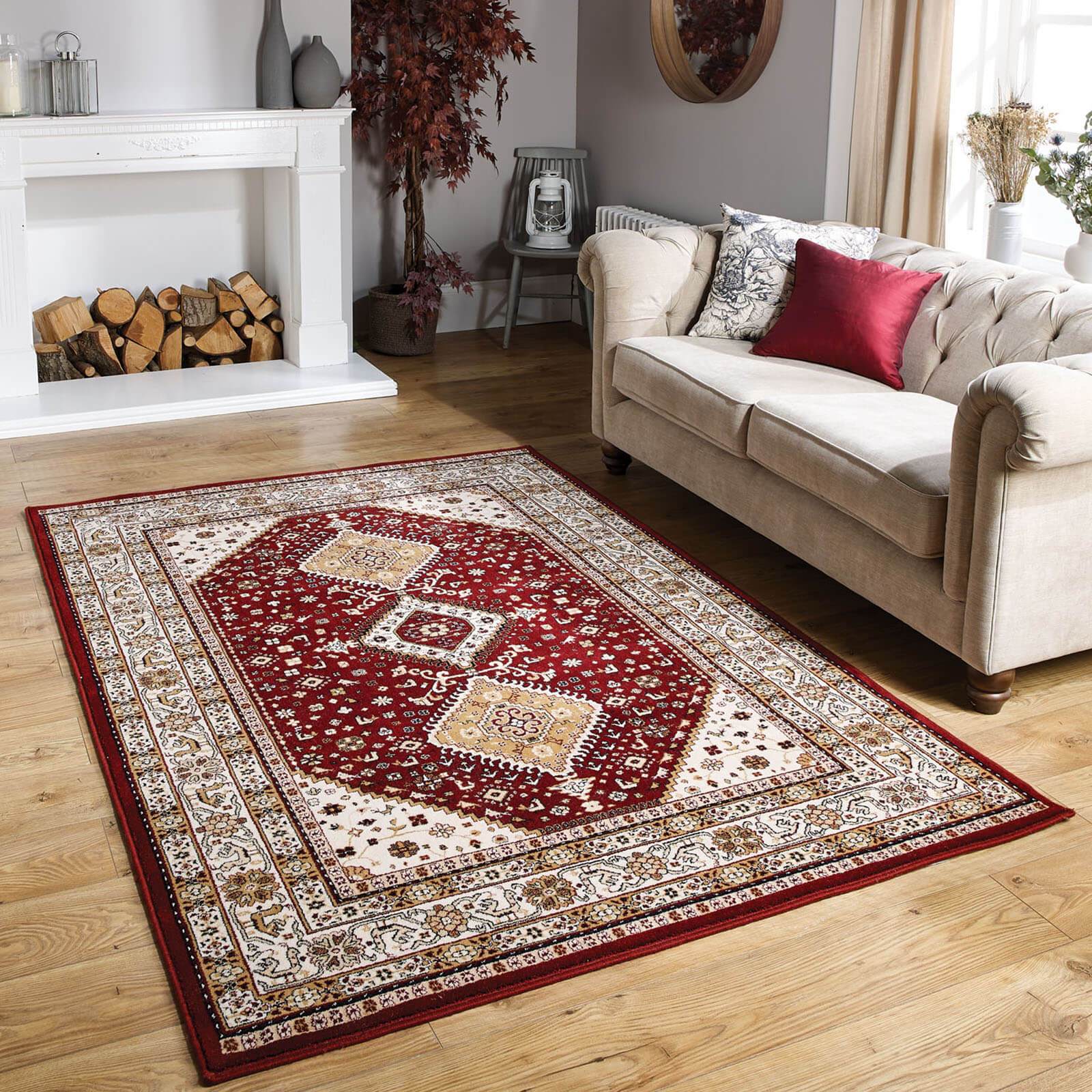 Oriental Weavers Royal Classic 93 R Red Rug